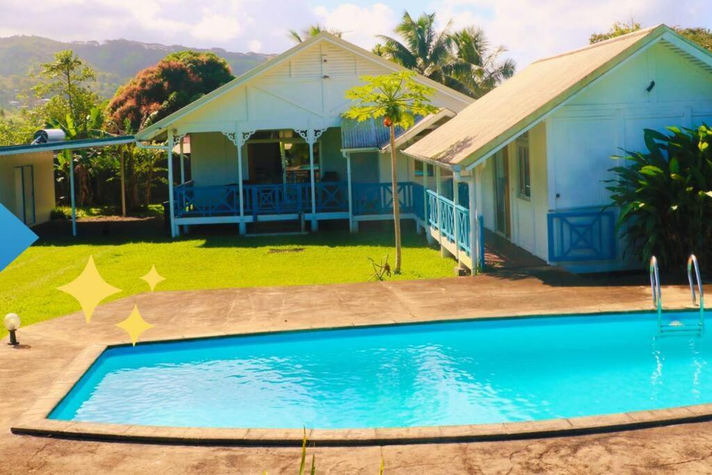Tevihouse 2 Bedrooms House Or-And Bungalow With Pool Taravao Exterior photo